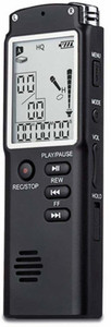 Sekuai Digital Voice Activated Recorder MP3 Player Rechargeable Earphone Collar Mic 8 GB Voice Recorder