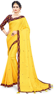vaanisri Self Design Bollywood Cotton Linen Saree