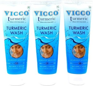 VICCO Turmeric -70g(Pack of 3) Face Wash
