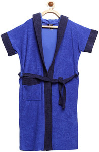 ELEVANTO Royalblue-Navy Large Bath Robe
