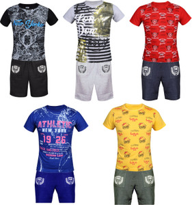Fashionate World Boys Casual T-shirt Shorts