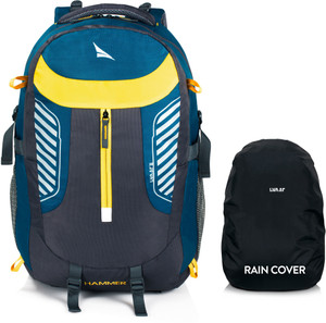 Lunar's High Quality 50L Travel Laptop Bag upto 17.3" Laptop with Rain Cover and Internal Organiser 50 L Laptop Backpack
