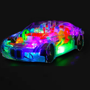 फोरबज़ 3D Super Car with 360 Degree Rotation, Sounds & Light Toy for Kids.