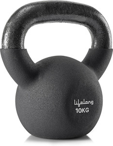 Lifelong Neoprene Cast Iron Kettlebell (Pack of 1 ) Black Kettlebell