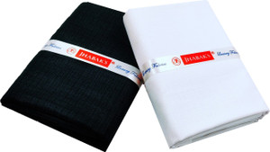 JHABAK'S Cotton Blend Solid Shirt & Trouser Fabric