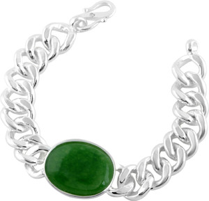 Being Human Jewellery Steel Silver Coated Bracelet Price in India