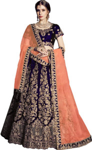 VISENA FAB Embroidered Semi Stitched Lehenga Choli