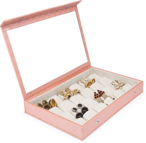 IDEAL FASHION 24 pair earring stuids storage box Vanity Box Earring Jewellery Storage Vanity Box