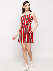 SLENOR Striped Women Jumpsuit