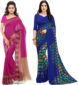 kashvi sarees Printed Daily Wear Georgette Saree