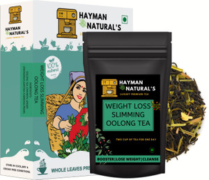 HAYMAN NATURAL'S Weight Loss Slimming Oolong Tea (50g - 28 Cups) for Weight Loss and Belly Fat Made with oolong tea, Garcinia Cambogia, Lemongrass-100% Natural Oolong Tea Pouch