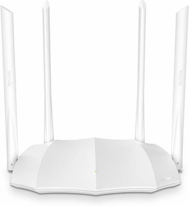 TENDA TEI-AC5 Wireless Router 2.4 GHz, 5 GHz 1200 Mbps Wifi Speed Dual Band External Antenna Ethernet (Cable Broadband)