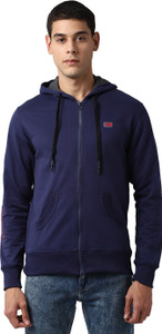 PETER ENGLAND Full Sleeve Solid Men Sweatshirt