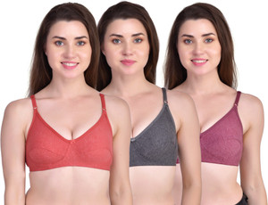 ESOROUCHA Women Full Coverage Non Padded Bra