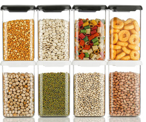 kitchkart Plastic Grocery Container  - 1200 ml