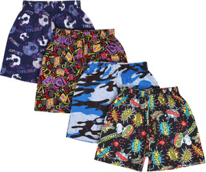 BodyCare Short For Boys Casual Printed Pure Cotton