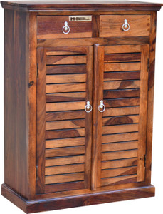 Meera Handicraft Solid Wood Shoe Rack
