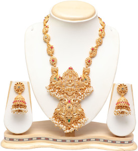 Swarajshop Alloy Gold-plated Multicolor Jewellery Set