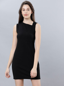 Tokyo Talkies Women Bodycon Black Mini/Short Dress
