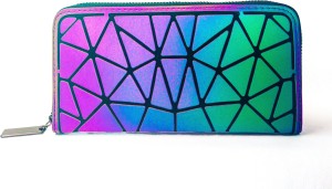 U.neek Lumos Holographic Chain Wallet Wristlet