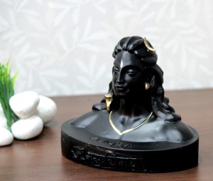 Craft Junction Lord Shiva Adiyogi In Dhyan Mudra Decorative Showpiece  -  15 cm