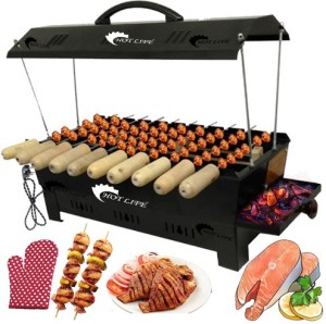 HOT LIFE MiniportablecharcoalBBQgrilleesytocarryanduse Electric Grill