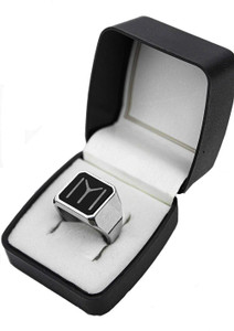 Shopping Dust Ertugrul Gazi Ring For Boy Men kayi Qabila Black Silver IYI Ring Silver Plated Ring Dirilis Ertugrul ring for boy and girl Stainless Steel Silver Plated Ring