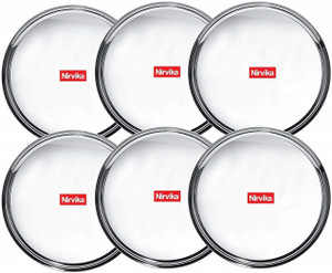 निर्विका DualTone Extra Strong Plastic Dinner Plates for Families | Daily Use |Parties |