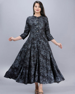 Jr Impex Women Printed Anarkali Kurta