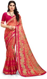 mahalaxmi fab Solid/Plain Ilkal Linen Saree