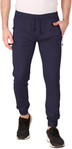 Plus91 Slim Fit Men Blue Trousers