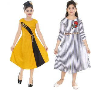 VASTRA FAB Baby Girls Calf Length Party Dress