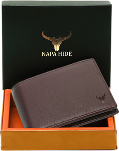 napa hide Men Casual Brown Genuine Leather Wallet