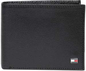 TOMMY HILFIGER Men Black Genuine Leather Wallet