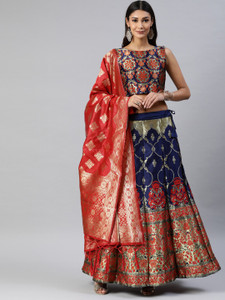 Divastri Self Design Semi Stitched Lehenga Choli