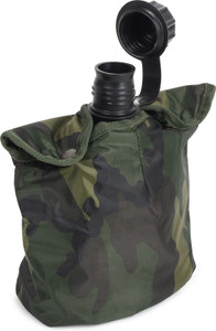 Margaux Outdoor Military Camping Army Water Bottle Canteen Cup Pouch - Jungle Camo Hydration Pack
