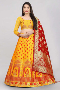 Divastri Self Design Semi Stitched Lehenga Choli