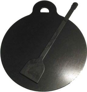 Jayam TRADITIONAL IRON FLAT DOSA / CHAPATI TAWA / DOSA KALLU 1KG WITH DOSA TURNER Tawa 26 cm diameter