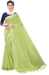 VR Fashions Embroidered Daily Wear Cotton Blend Saree