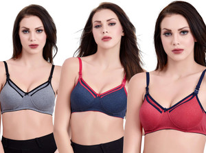 CEE 18 Cotton Padded Wire Free Maternity Bra Women Maternity/Nursing Lightly Padded Bra