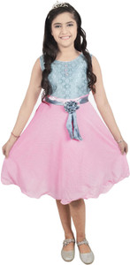 3SIX5 Girls Midi/Knee Length Casual Dress