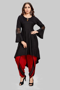 Rebikatrendz Women Kurti Dhoti Pant Set