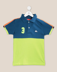 Nitt Hyman  - Cherry Crumble Boys Colorblock Cotton Blend Regular T Shirt