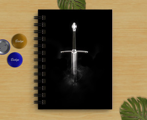 DI-KRAFT Handcrafted Black diary A5 Diary Unruled 160 Pages