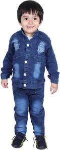 Bold Born Boys Casual Jacket Jeans, T-shirt