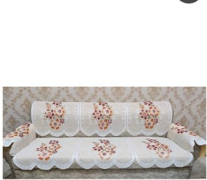onterio fabs Cotton Floral Sofa Cover