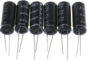 NICHICONE 10 PCS 2.7V 10F Cylindrical Ultra Super Farad Capacitor