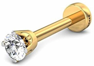 ZIZER Gold-plated Plated Brass Nose Stud