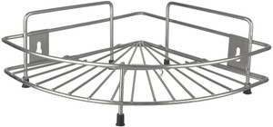 Daaduji Utensil Kitchen Rack Steel Creations / Stainless Steel 1 Layer Corner Storage Rack/Shelf for Kitchen and Bathroom Made In India