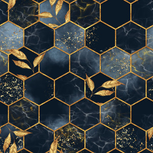 DWELLSINDIA Abstract Blue Wallpaper